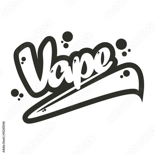 Vape Vintage Lettering Design