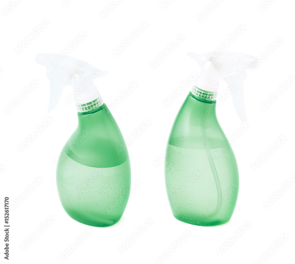 Plastic pulverizer spray isolated Plastic pulverizer spray isolated