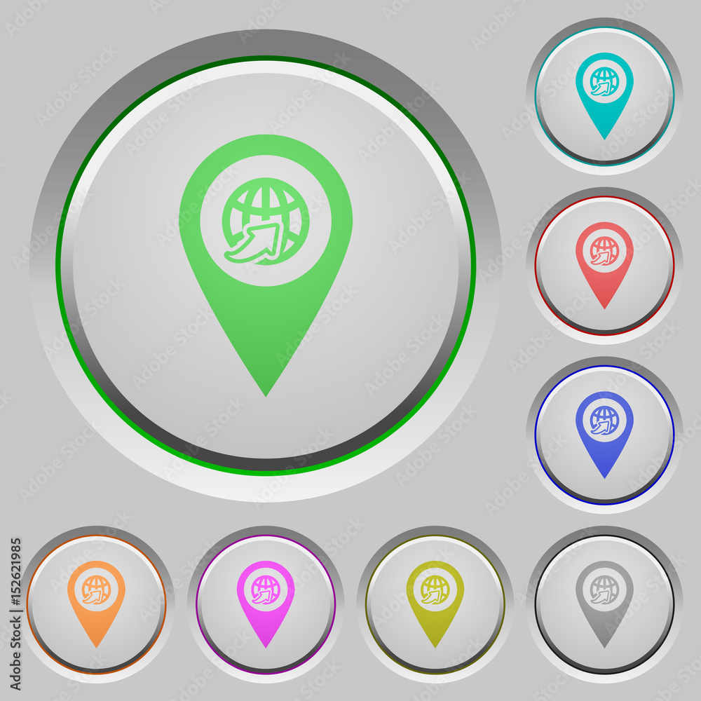 International route GPS map location push buttons International route GPS map location push buttons