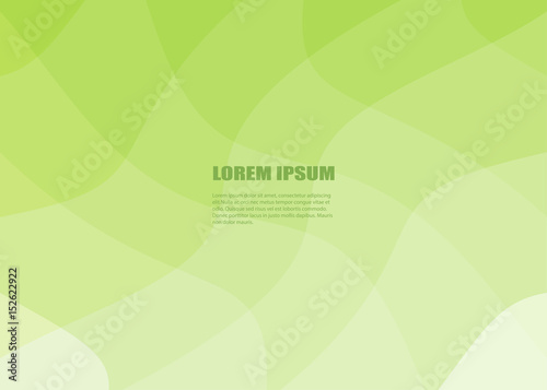 vector Template Abstract green  background with curves