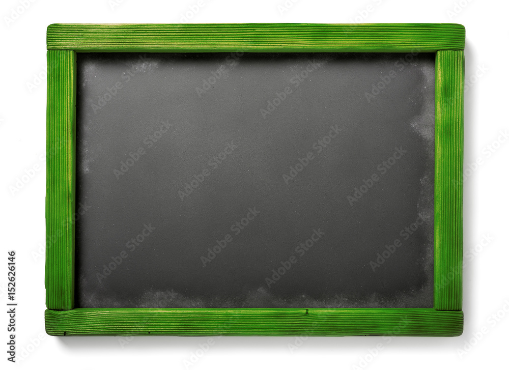green frame blackboard isolated green frame blackboard isolated