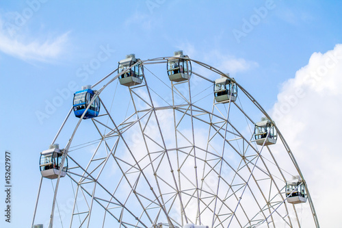 Ferris wheel against the sky