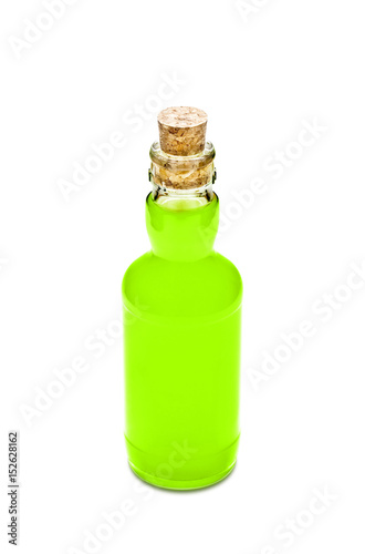 Cocktail bottle isolated on white background