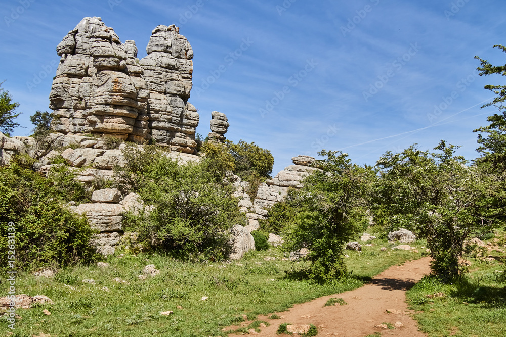 El Torcal Natural Reserve in Malaga, Spain El Torcal Natural Reserve in Malaga, Spain