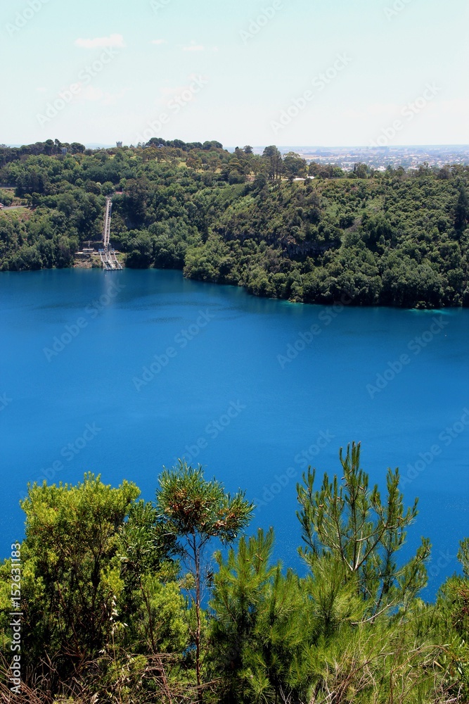 Blue lake, Mont Gambier, Australie Du Sud