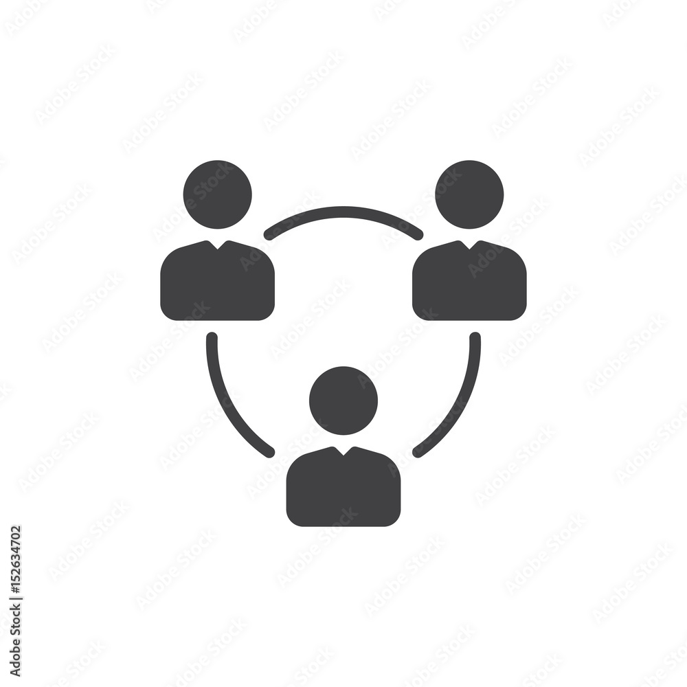 People circle, group of users icon vector, filled flat sign, solid pictogram isolated on white. Symbol, logo illustration. Pixel perfect People circle, group of users icon vector, filled flat sign, solid pictogram isolated on white. Symbol, logo illustration. Pixel perfect