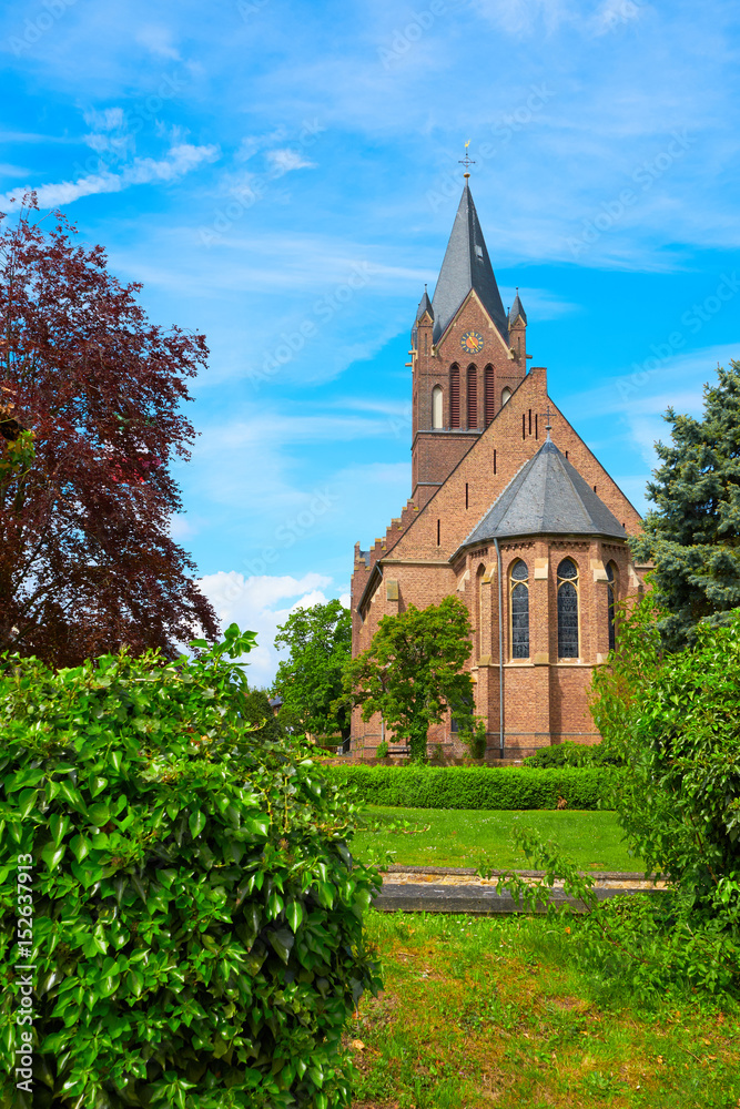 Churches at the Roman Way, Germany, Eifel, Wollersheim Churches at the Roman Way, Germany, Eifel, Wollersheim