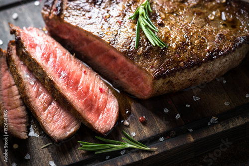 Fotografie, Obraz Grilled beef steak