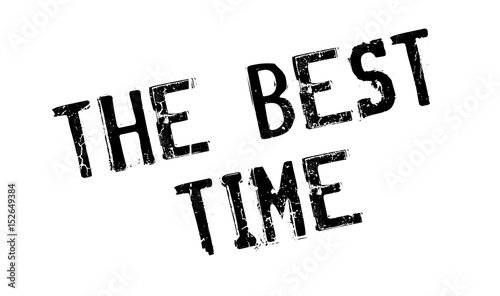 The Best Time rubber stamp. Grunge design with dust scratches. Effects can be easily removed for a clean, crisp look. Color is easily changed.