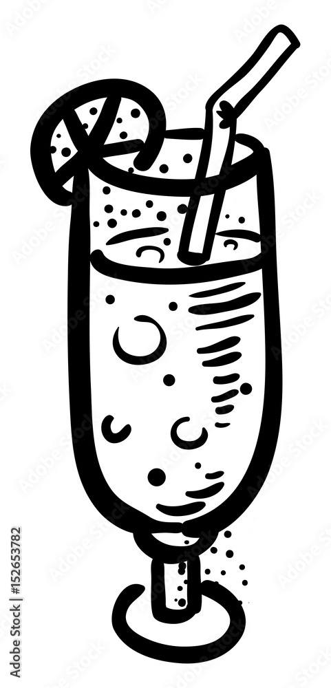 Cartoon image of Cocktail Icon. Glass symbol. An artistic freehand picture. Cartoon image of Cocktail Icon. Glass symbol. An artistic freehand picture.