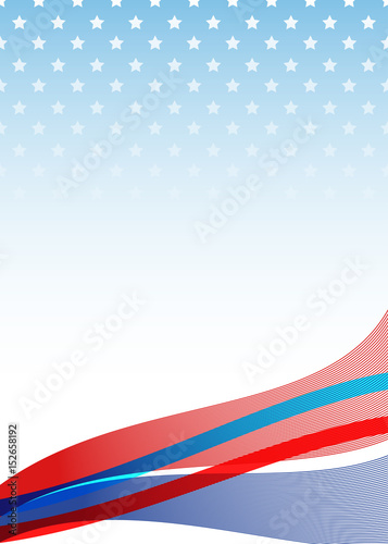 American flag colors themed patriotic background