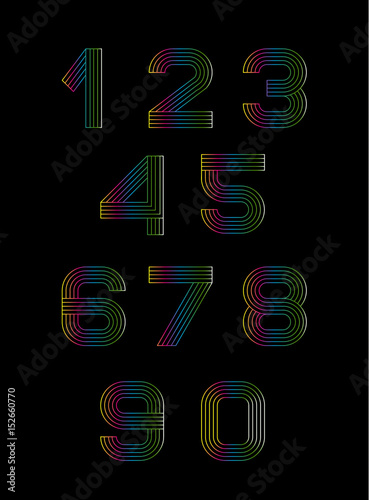 Vector linear font
