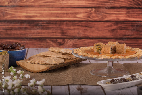 A nice image of a simple iftar meal.