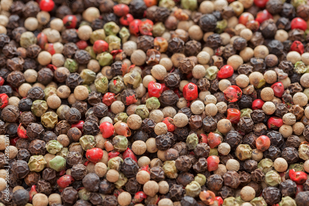 Mixed peppercorn background Mixed peppercorn background