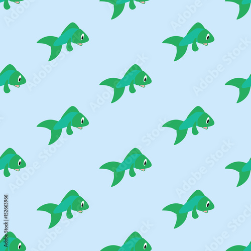 Fish seamless pattern