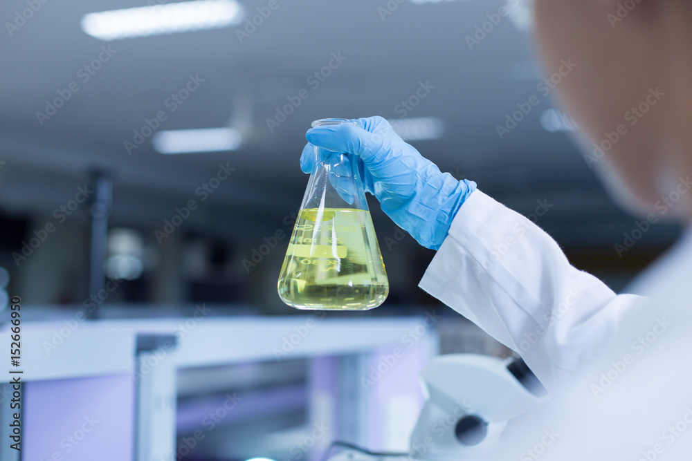 Experiment chemical in Lab.