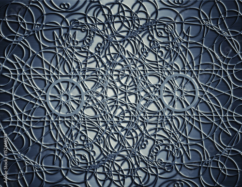 abstract carved ornament background