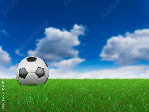  ball on grass © rommma