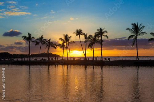 Hawaiian sunset © georgeburba