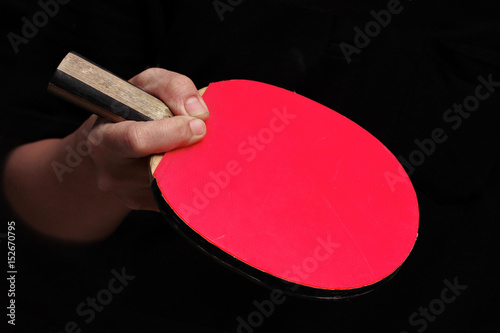 Held forehand in Chinese style for Table tennis