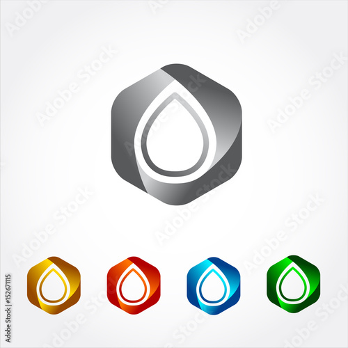 hexagon water dop