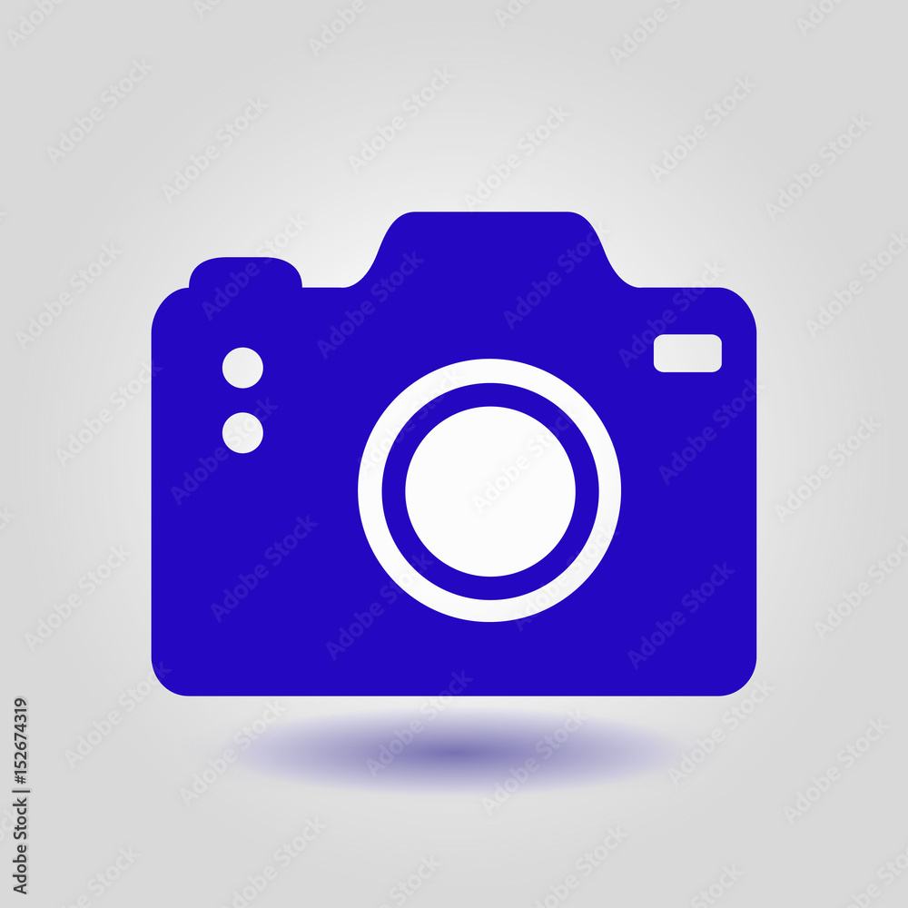 Photo camera symbol. DSLR camera sign icon. Digital camera. Flat design style. Photo camera symbol. DSLR camera sign icon. Digital camera. Flat design style.