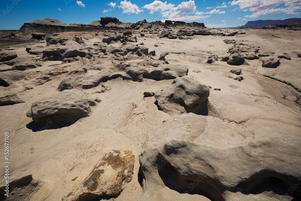 Fototapeta premium Geological formations in Ischigualasto