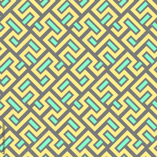 Seamless colorful background for your designs. Modern ornament. Geometric abstract pattern