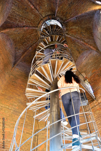 Climb to the top of the Torrazza Cremona Italy photo