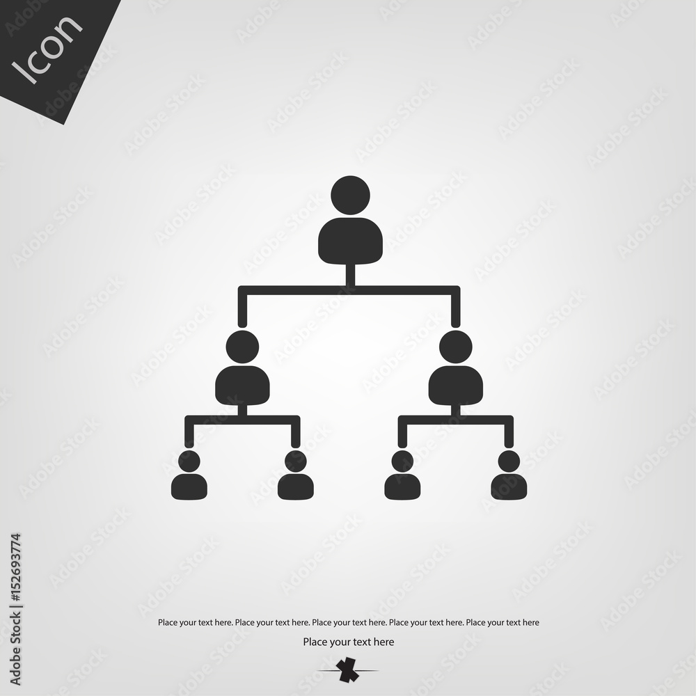 Organization vector icon Organization vector icon