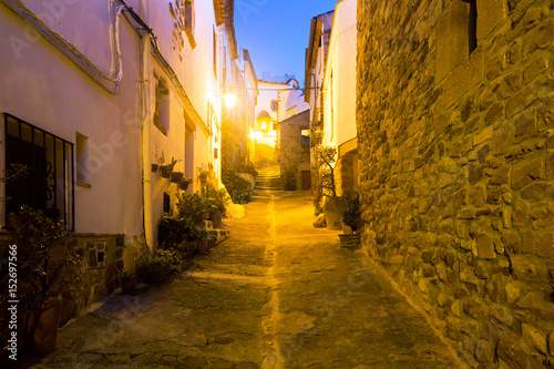 Night streets of Villafames photo