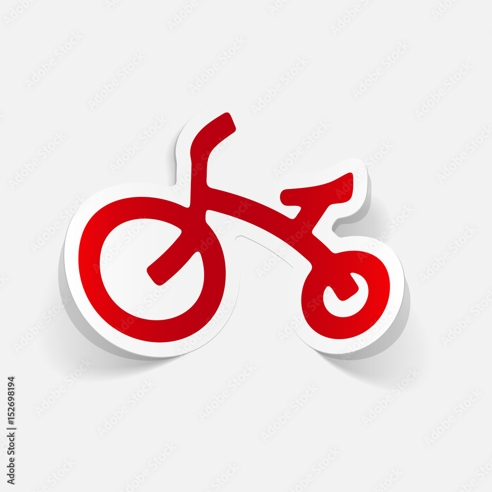 realistic design element: childrens bike realistic design element: childrens bike