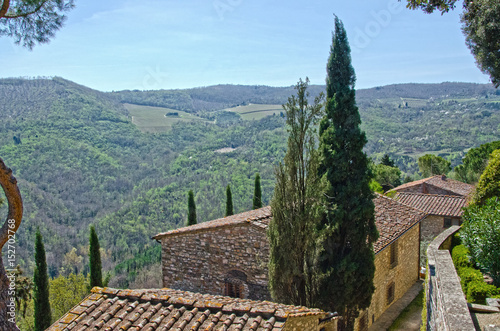 Overlooking the Greve Valley in Chianti