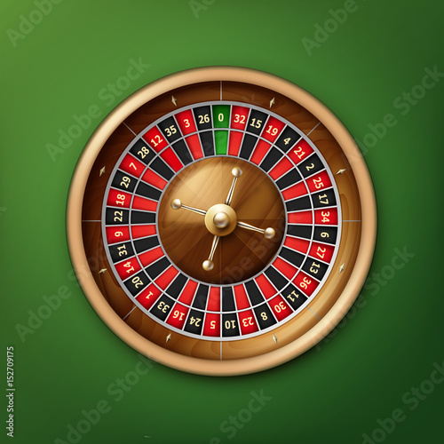 Casino roulette wheel