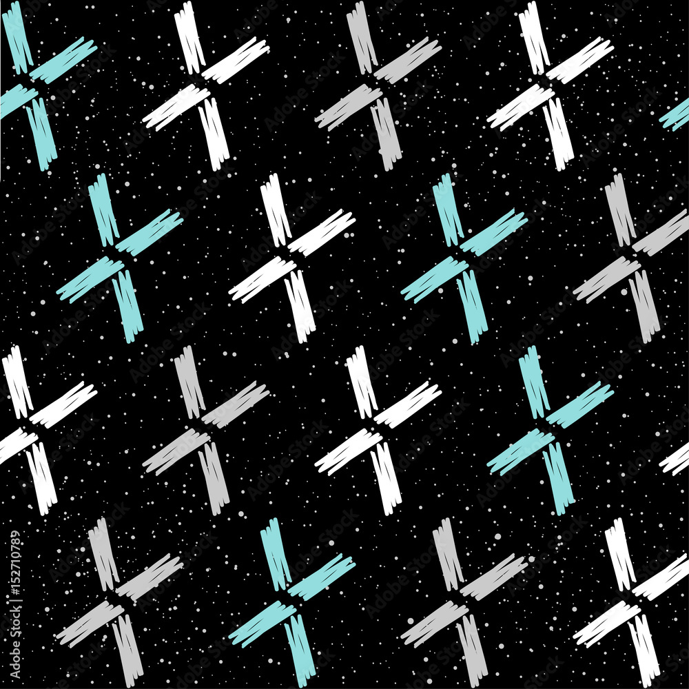 Handmade seamless pattern background. Handmade seamless pattern background.