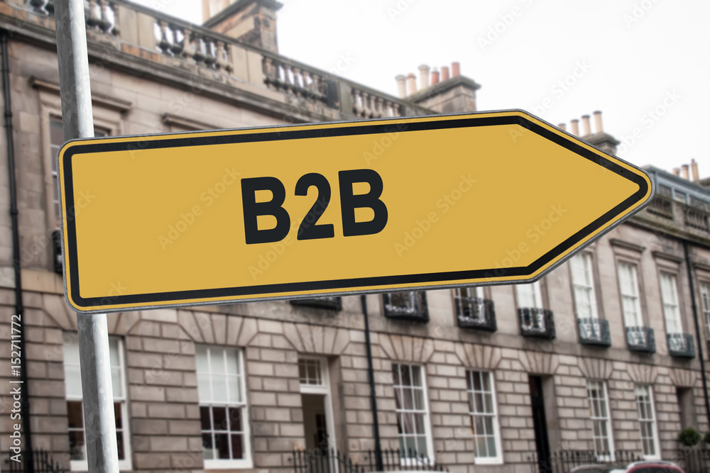 Fototapeta premium Schild 238 - B2B