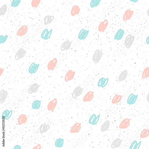 Doodle line seamless pattern background.
