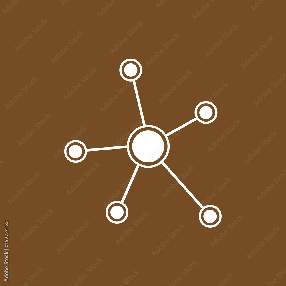 Social network single icon. Global technology. The network of social connections in the business. Social network single icon. Global technology. The network of social connections in the business.