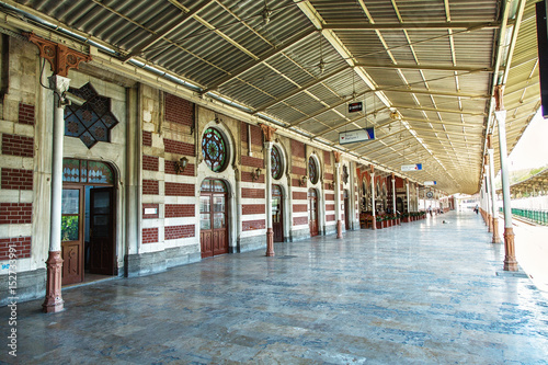 Old Platform on Sirkeci railway station  Istanbul  Turkey