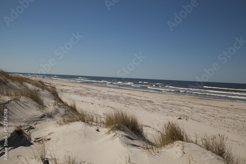 Fototapeta Naklejka Na Ścianę i Meble -  Sand, dunes, blue sky