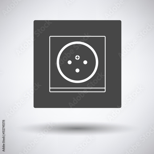 South Africa electrical socket icon