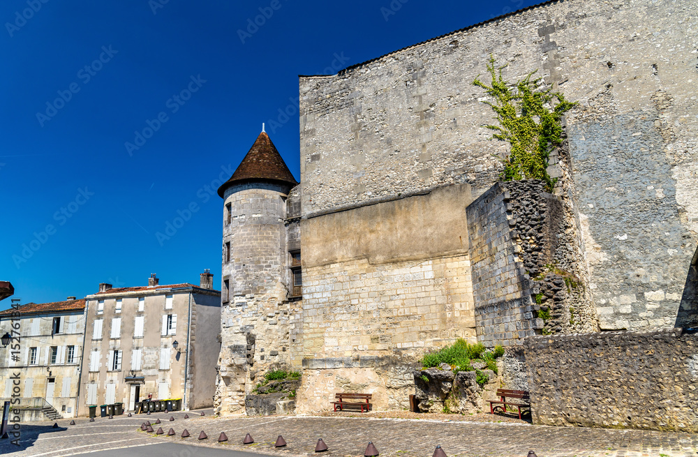 The Chateau des Valois, a medieval castle in Cognac, France