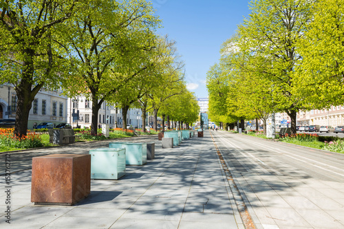 Szczecin / Aleja Kwiatowa w centrum miasta