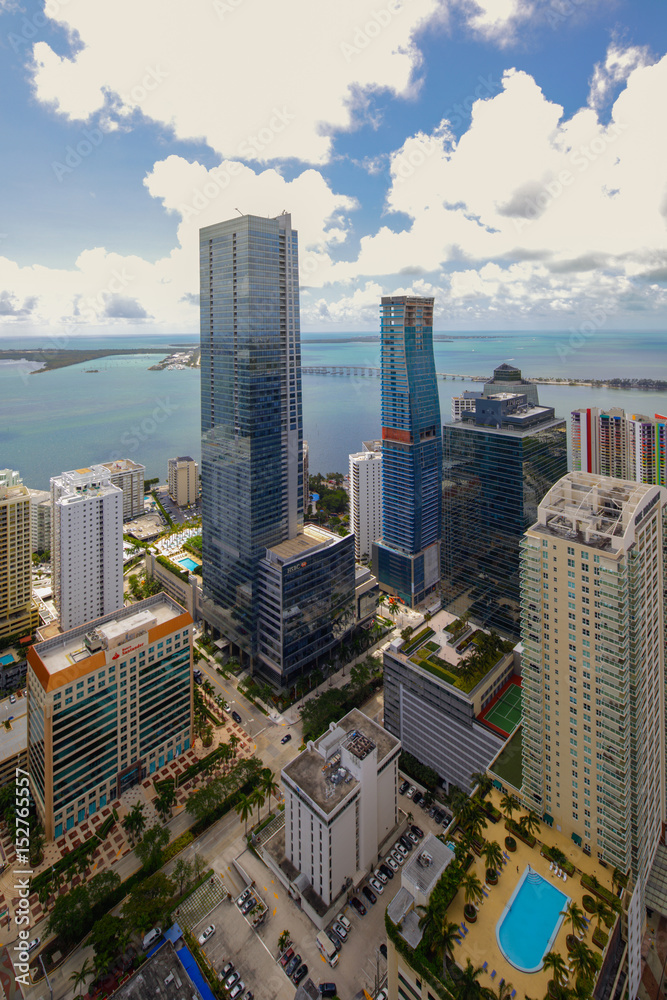 Fototapeta premium Highrise architecture Brickell