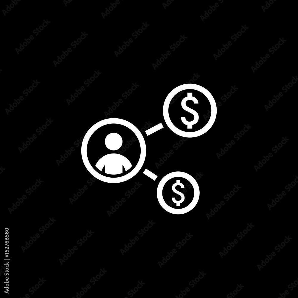 Return on Investment Icon. Business Concept. Flat Design. Return on Investment Icon. Business Concept. Flat Design.