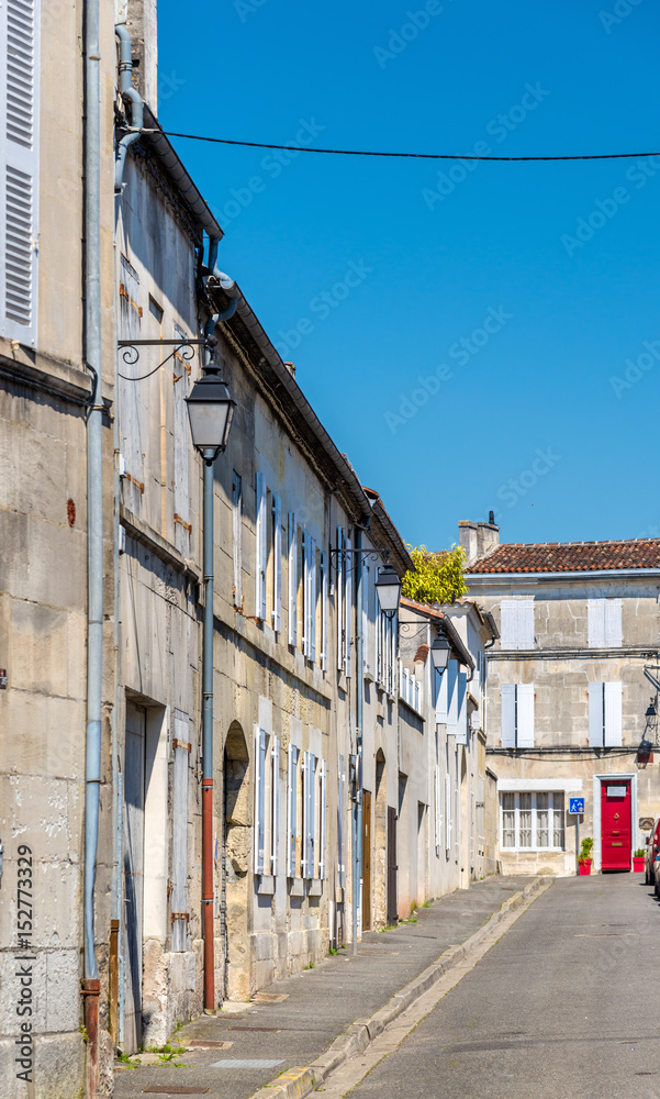 Historic buildings in Cognac, a town in France