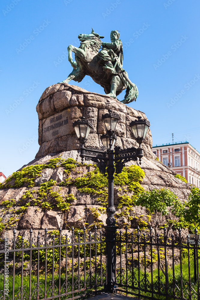 monument of Bohdan Khmelnytsky in Kiev city monument of Bohdan Khmelnytsky in Kiev city