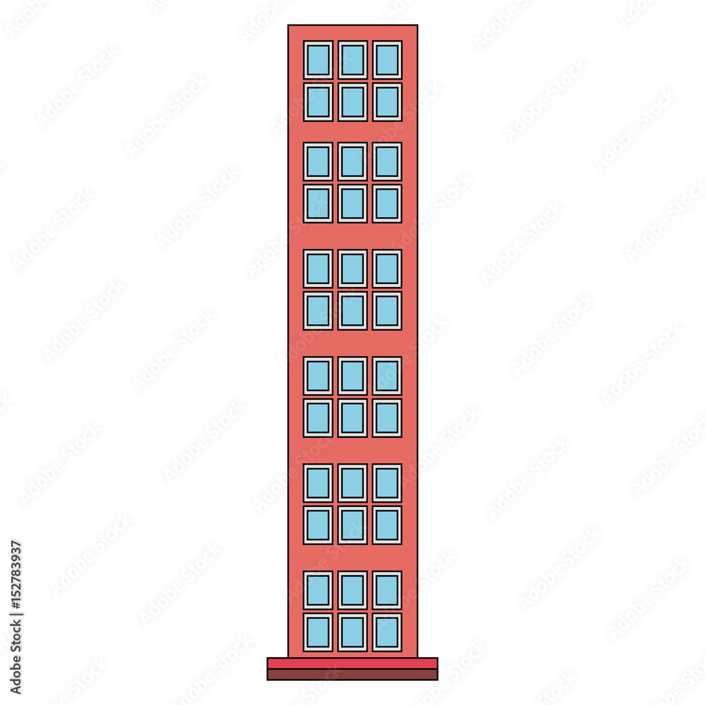 building exterior isolated icon vector illustration design