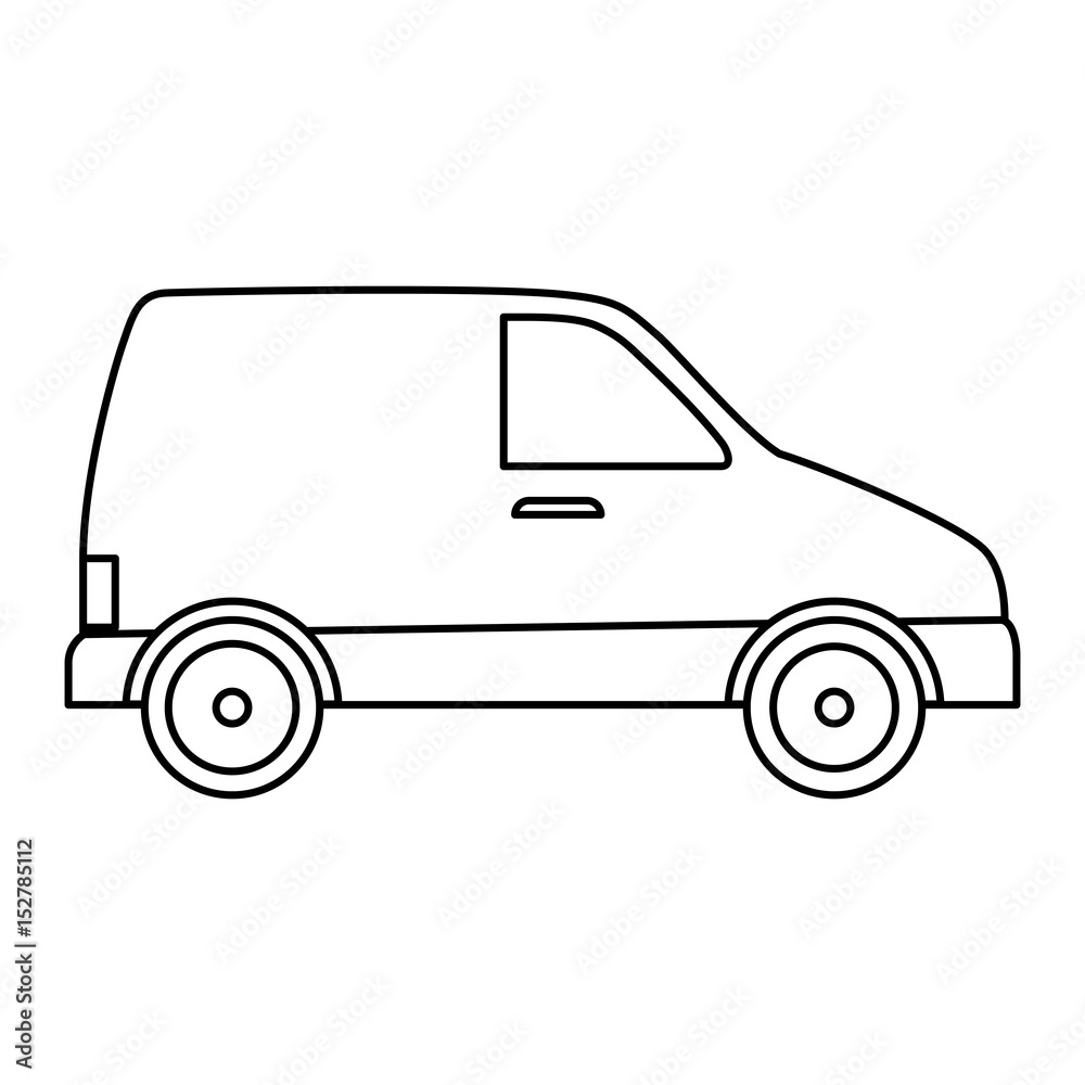 van vehicle isolated icon vector illustration design van vehicle isolated icon vector illustration design