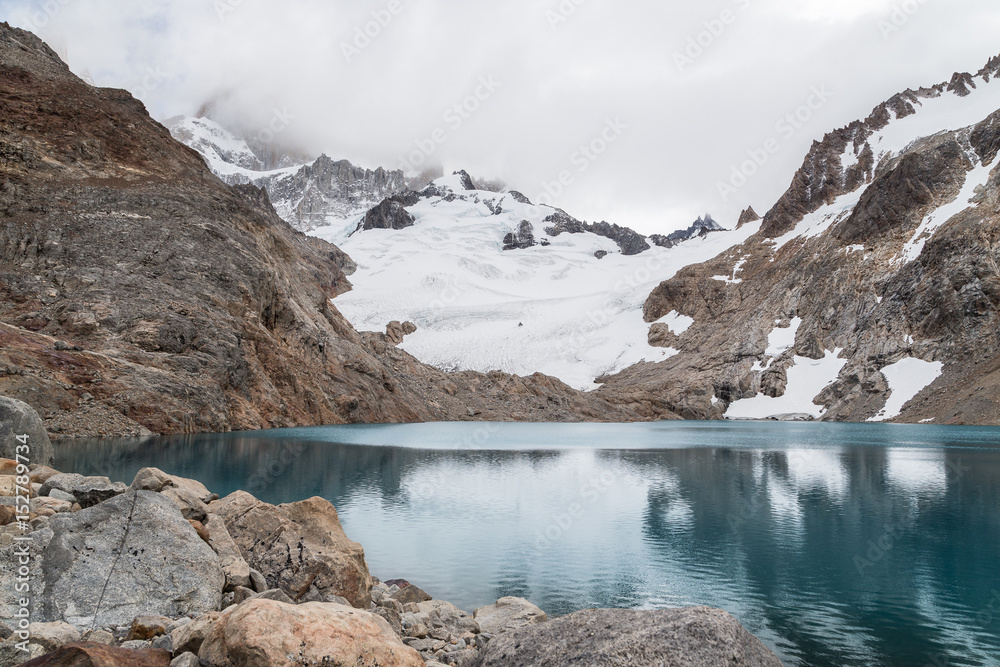 The peak of Mount Fitz Roy in Argentina